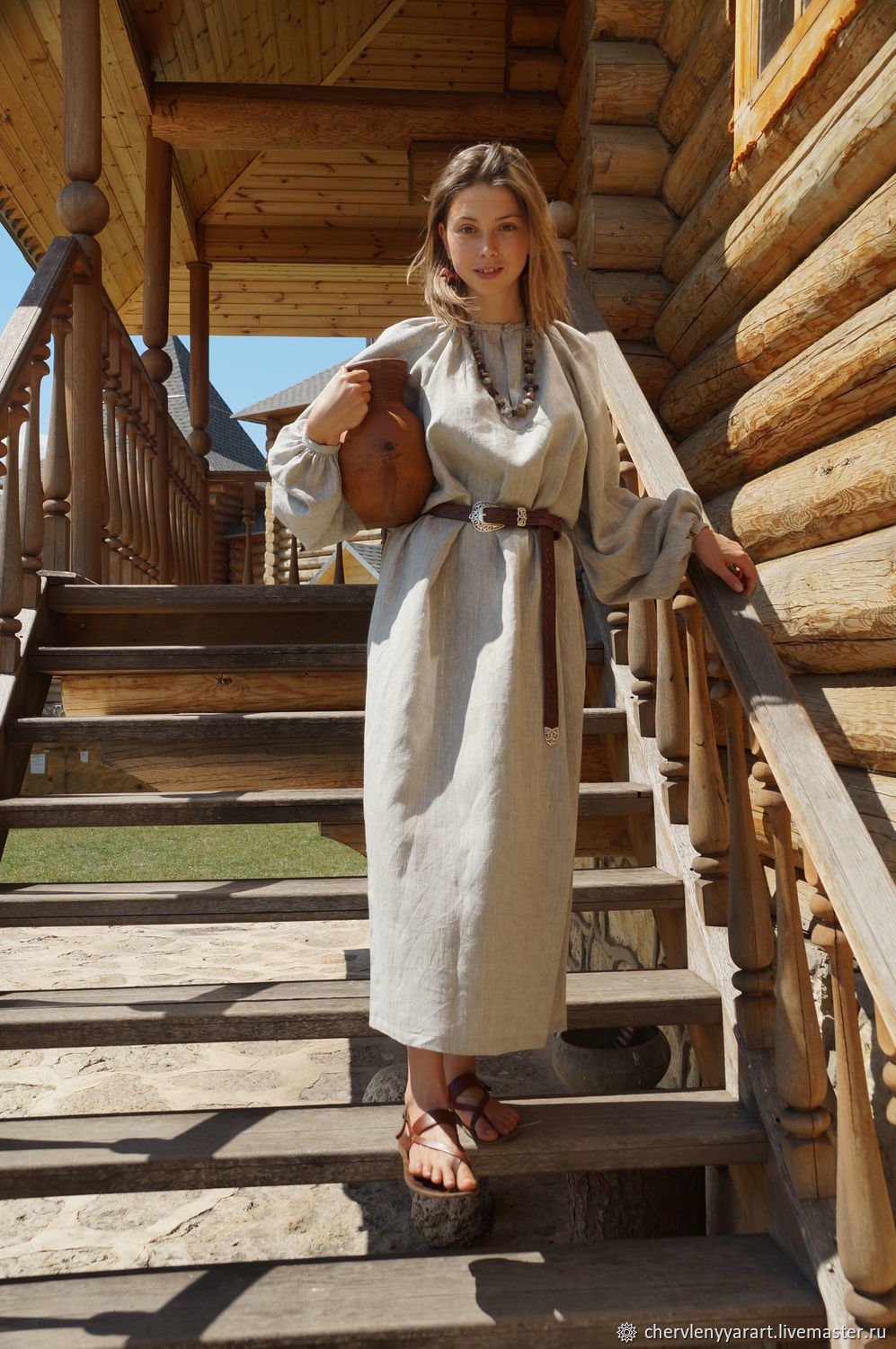 Girls in Slavic costumes in Bamako
