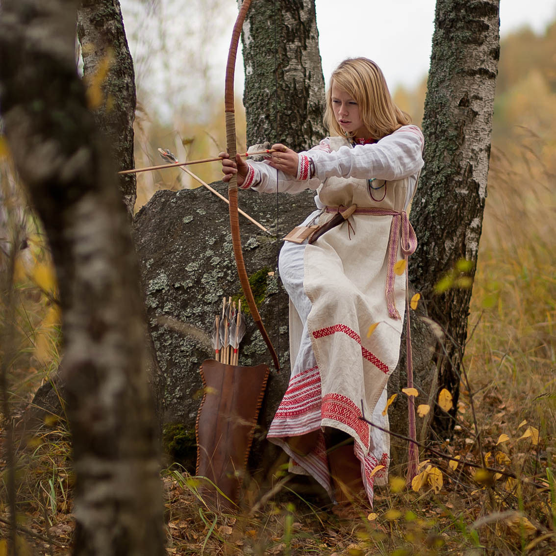 Sexy photo Girls in Slavic costumes in Bamako